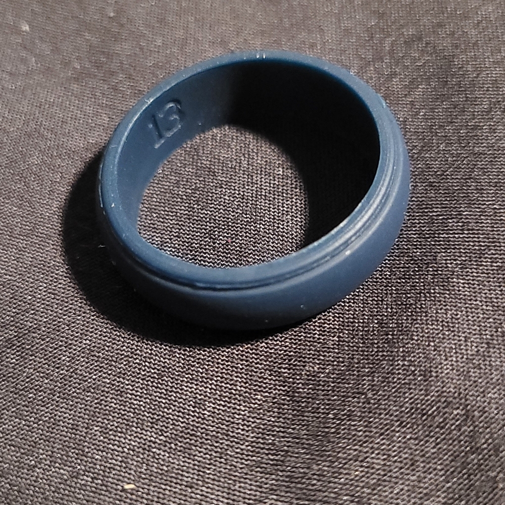 Blue Silicone Ring